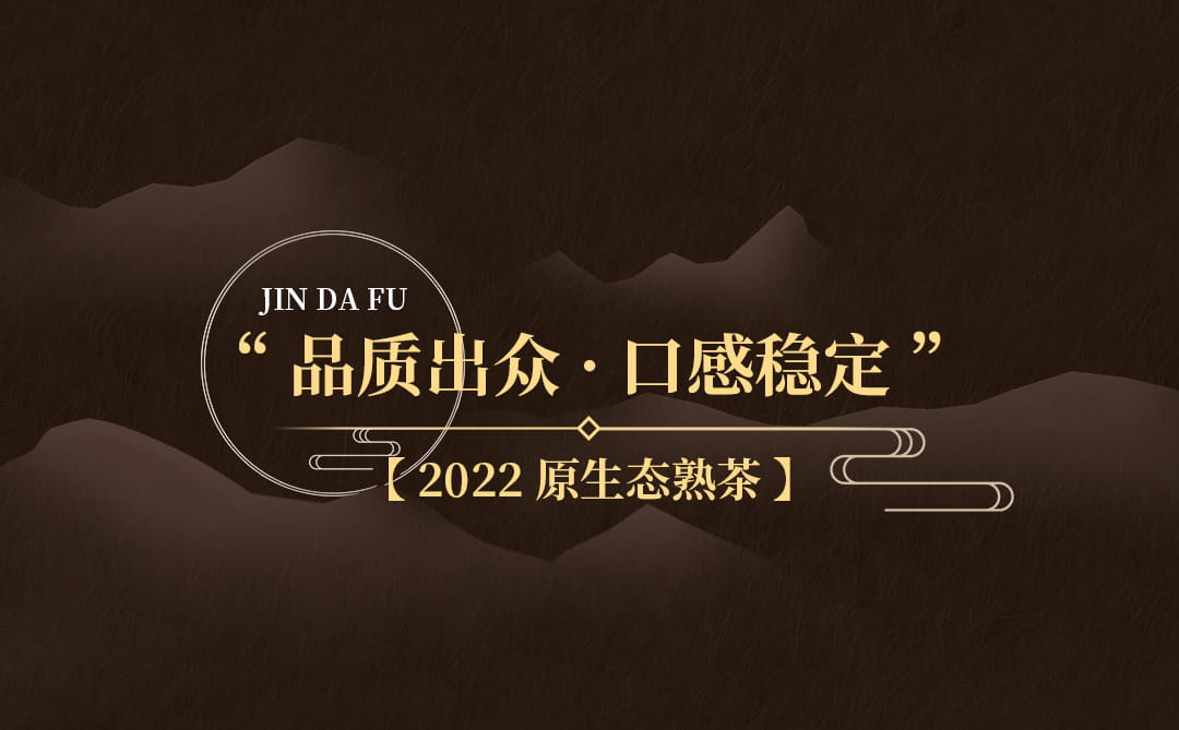 今大福2022年原生态熟茶